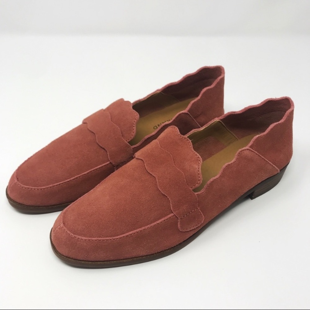 Lucky Brand Callister Rose Slip-On Leather Loafers 9.5 - Picture 2 of 8